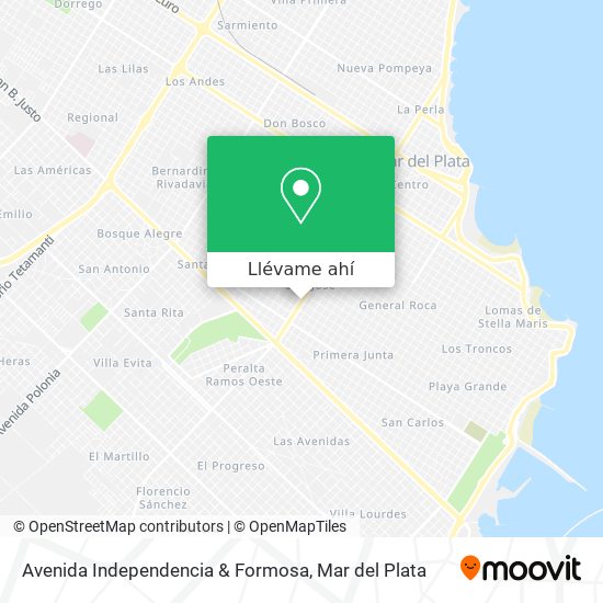 Mapa de Avenida Independencia & Formosa