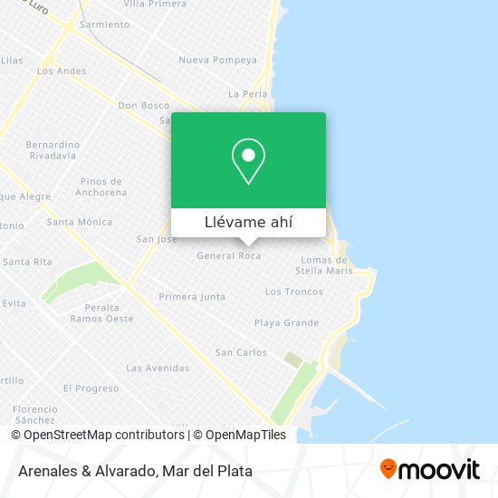 Mapa de Arenales & Alvarado