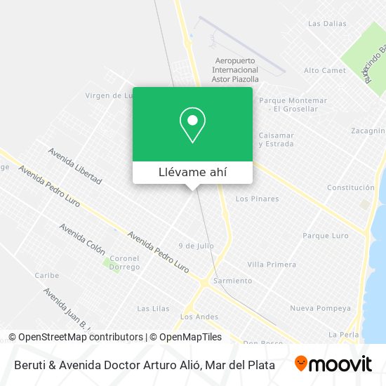 Mapa de Beruti & Avenida Doctor Arturo Alió