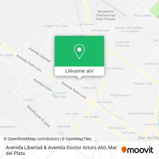 Mapa de Avenida Libertad & Avenida Doctor Arturo Alió