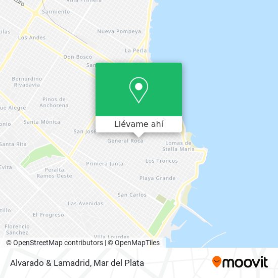 Mapa de Alvarado & Lamadrid