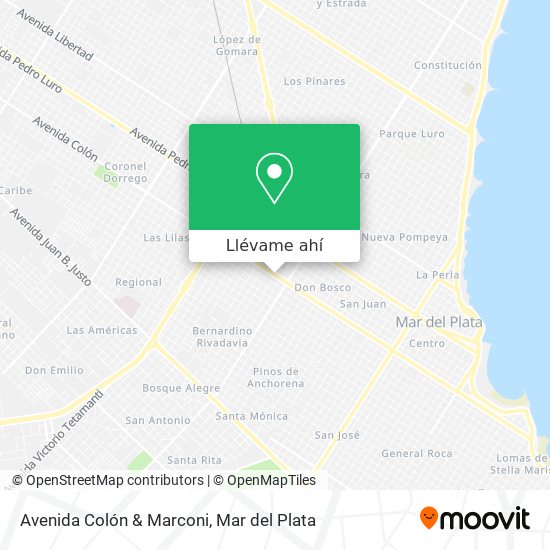 Mapa de Avenida Colón & Marconi