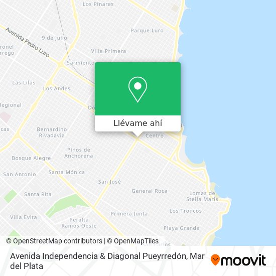 Mapa de Avenida Independencia & Diagonal Pueyrredón