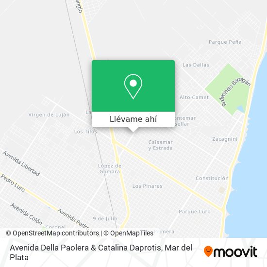 Mapa de Avenida Della Paolera & Catalina Daprotis