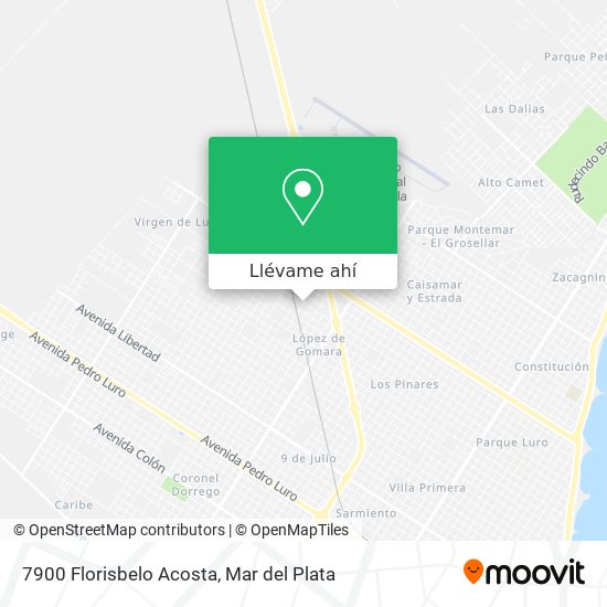 Mapa de 7900 Florisbelo Acosta