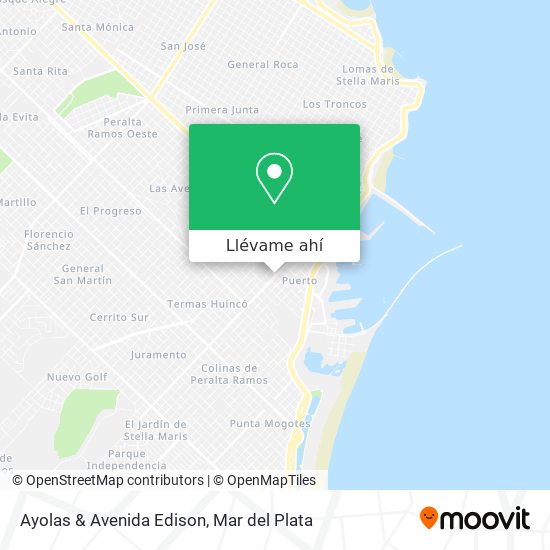 Mapa de Ayolas & Avenida Edison