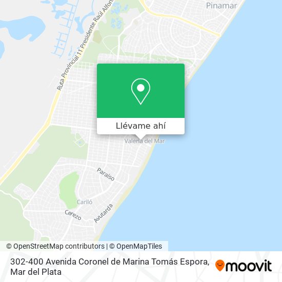 Mapa de 302-400 Avenida Coronel de Marina Tomás Espora