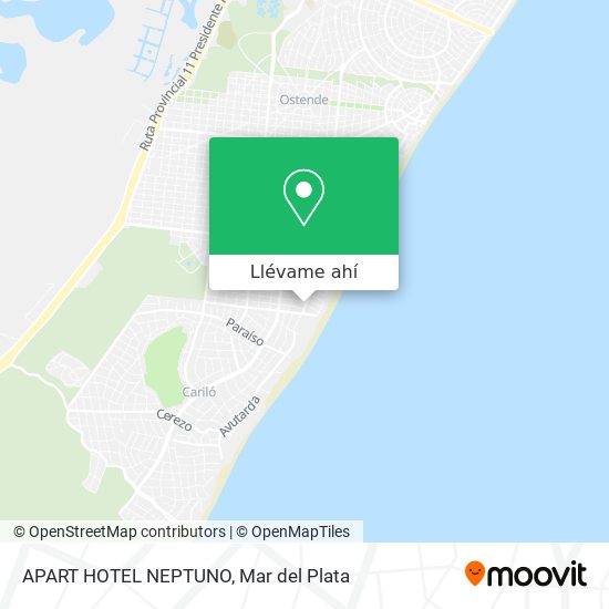 Mapa de APART HOTEL NEPTUNO