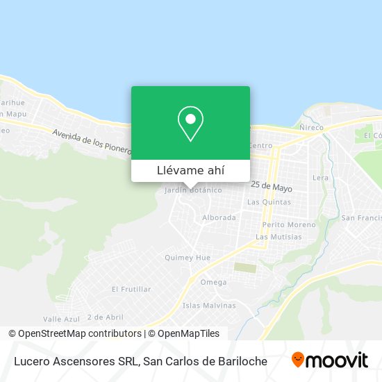 Mapa de Lucero Ascensores SRL