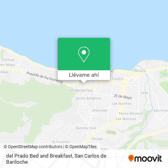 Mapa de del Prado Bed and Breakfast