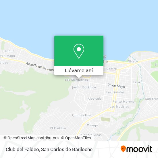 Mapa de Club del Faldeo