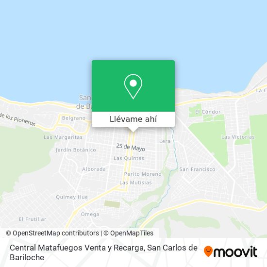 Mapa de Central Matafuegos Venta y Recarga