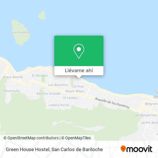 Mapa de Green House Hostel