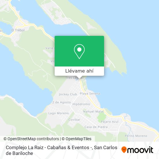 Mapa de Complejo La Raiz - Cabañas & Eventos -