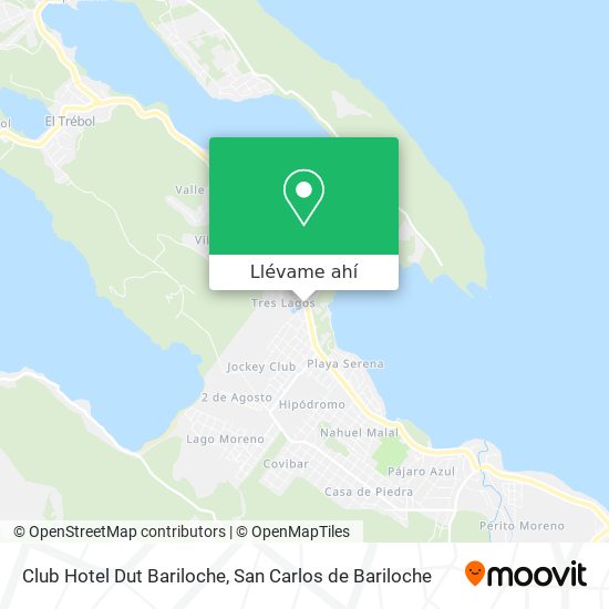 Mapa de Club Hotel Dut Bariloche