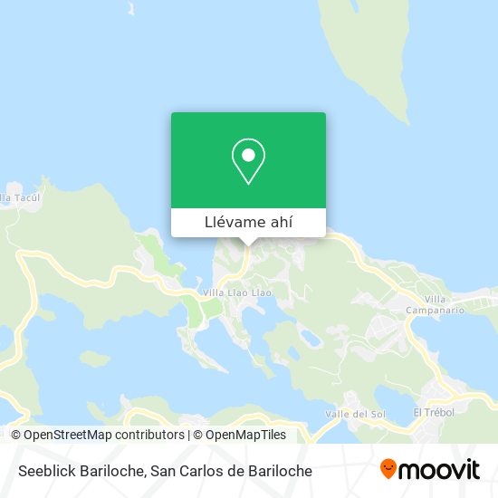 Mapa de Seeblick Bariloche