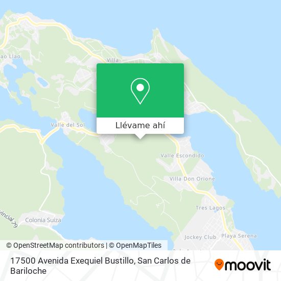 Mapa de 17500 Avenida Exequiel Bustillo