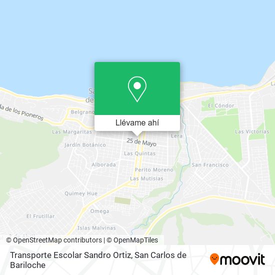 Mapa de Transporte Escolar Sandro Ortiz