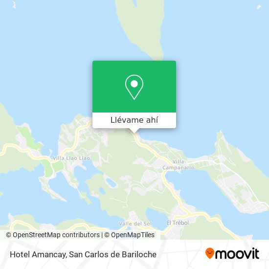 Mapa de Hotel Amancay