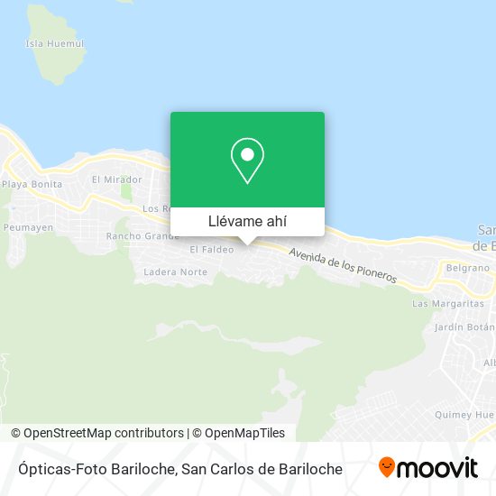 Mapa de Ópticas-Foto Bariloche