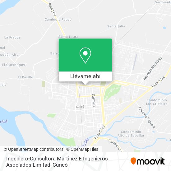 Mapa de Ingeniero-Consultora Martinez E Ingenieros Asociados Limitad