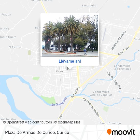 Mapa de Plaza De Armas De Curicó