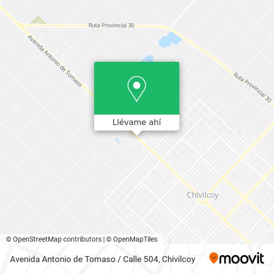 Mapa de Avenida Antonio de Tomaso / Calle 504