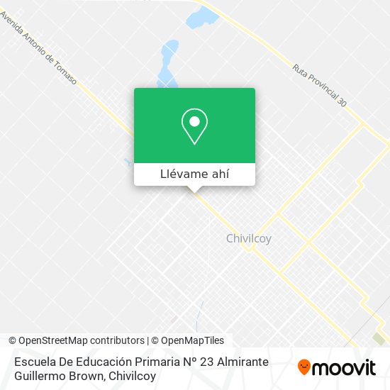 Mapa de Escuela De Educación Primaria Nº 23 Almirante Guillermo Brown