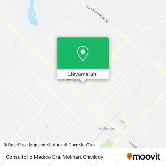 Mapa de Consultorio Medico Dra. Molinari
