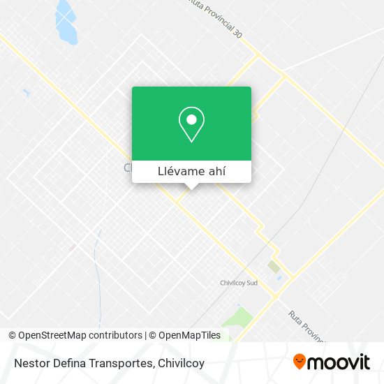 Mapa de Nestor Defina Transportes