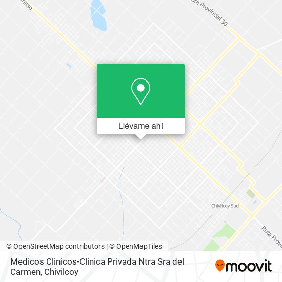 Mapa de Medicos Clinicos-Clinica Privada Ntra Sra del Carmen
