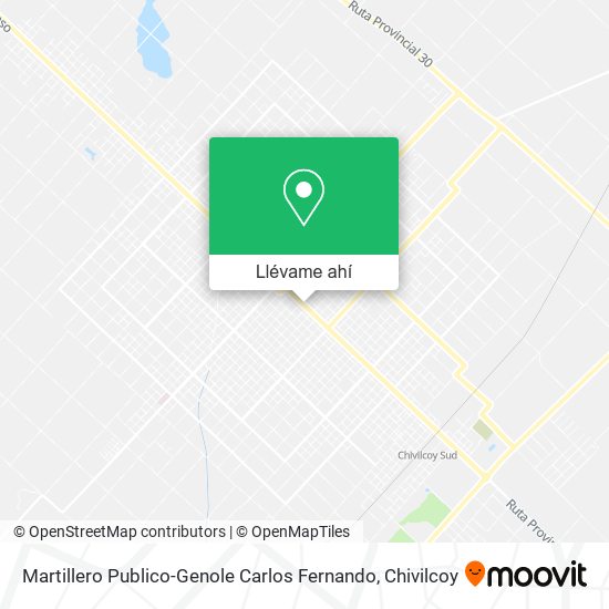 Mapa de Martillero Publico-Genole Carlos Fernando