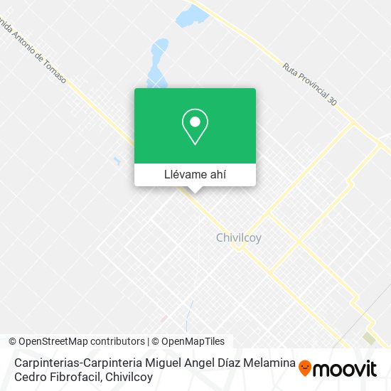 Mapa de Carpinterias-Carpinteria Miguel Angel Díaz Melamina Cedro Fibrofacil