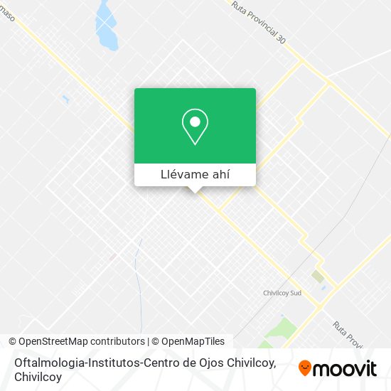 Mapa de Oftalmologia-Institutos-Centro de Ojos Chivilcoy