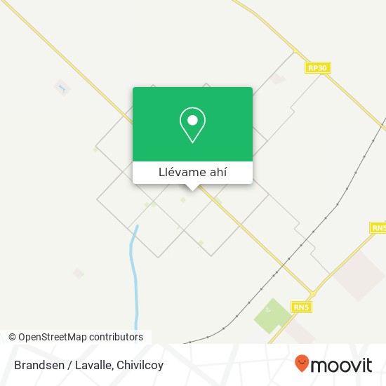 Mapa de Brandsen / Lavalle