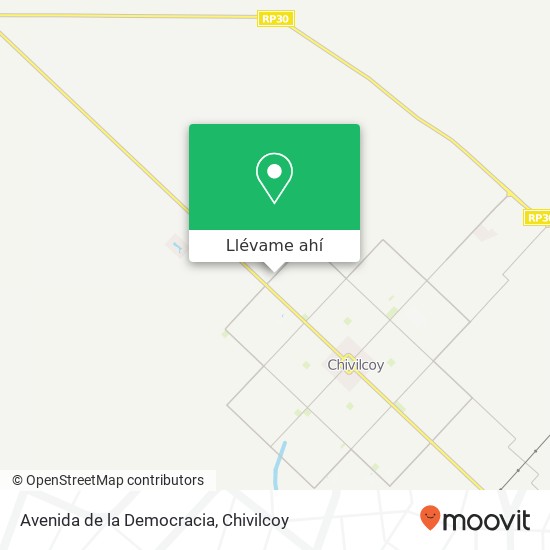 Mapa de Avenida de la Democracia