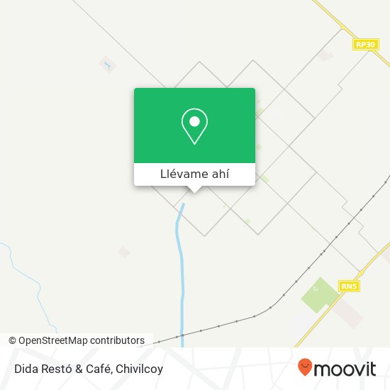 Mapa de Dida Restó & Café, Carlos Ortíz 6620 Chivilcoy