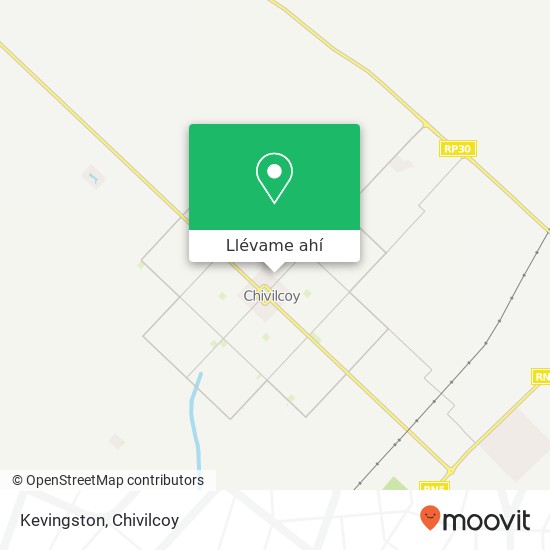 Mapa de Kevingston, Carlos Pellegrini 159 6620 Chivilcoy