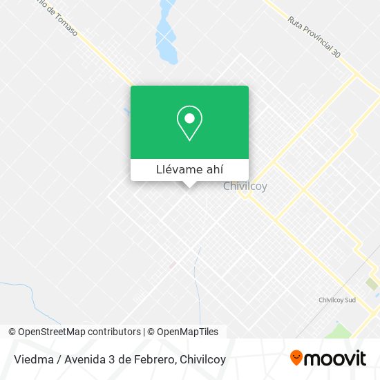 Mapa de Viedma / Avenida 3 de Febrero