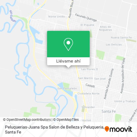 Mapa de Peluquerias-Juana Spa Salon de Belleza y Peluqueria