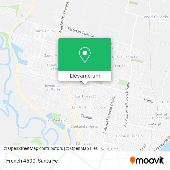Mapa de French 4500