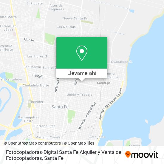 Cómo llegar a Fotocopiadoras-Digital Santa Fe Alquiler y Venta de  Fotocopiadoras en La Capital en Autobús?