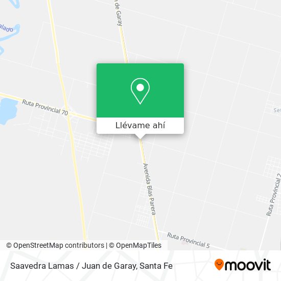 Mapa de Saavedra Lamas / Juan de Garay