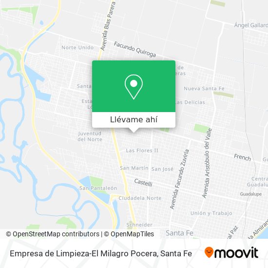 Mapa de Empresa de Limpieza-El Milagro Pocera