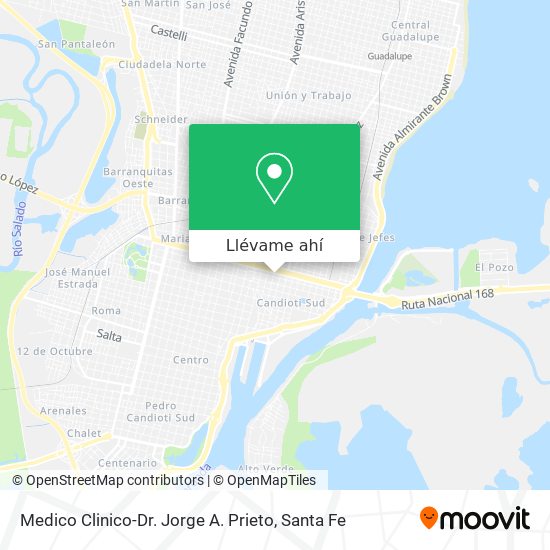 Mapa de Medico Clinico-Dr. Jorge A. Prieto