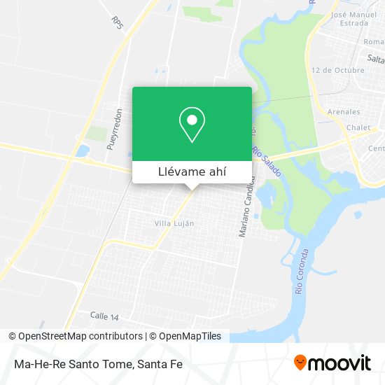 Mapa de Ma-He-Re Santo Tome