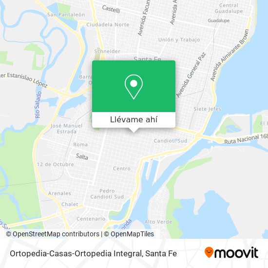 Mapa de Ortopedia-Casas-Ortopedia Integral