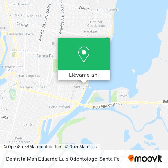 Mapa de Dentista-Man Eduardo Luis Odontologo