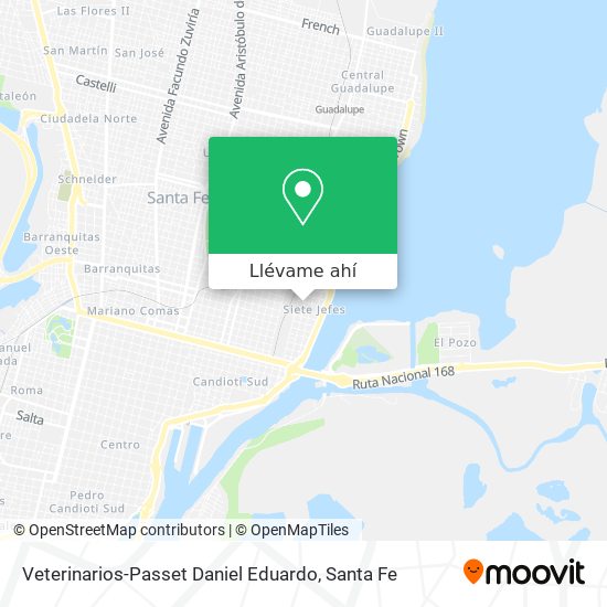 Mapa de Veterinarios-Passet Daniel Eduardo