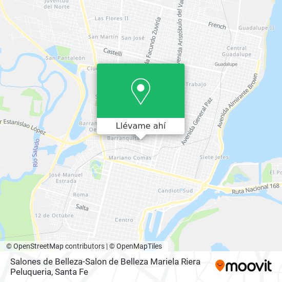 Mapa de Salones de Belleza-Salon de Belleza Mariela Riera Peluqueria